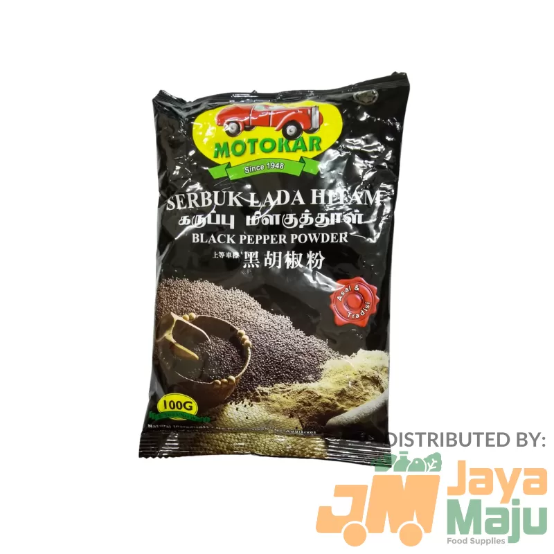 [MOTOKAR] SERBUK LADA HITAM/BLACK PEPPER POWDER 100G