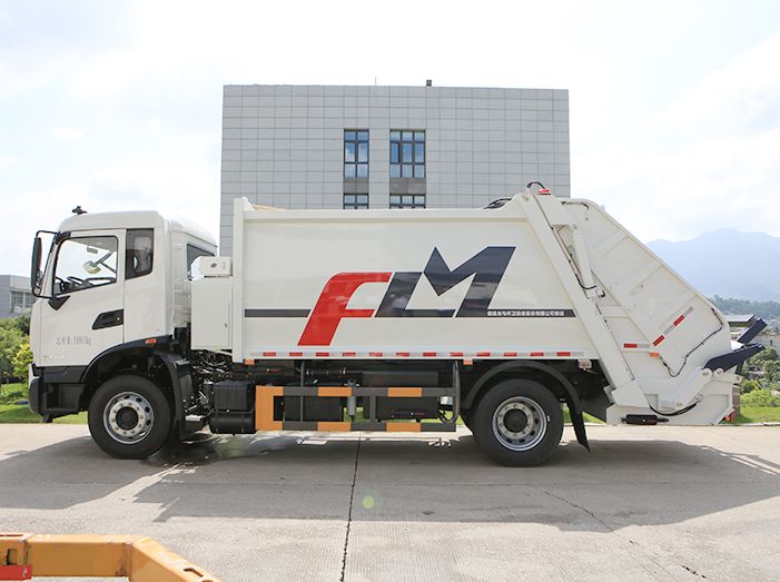 Geneco Maju Resources Fulongma FLM16ZYSMY15K Garbage Compactor Truck Superstructure