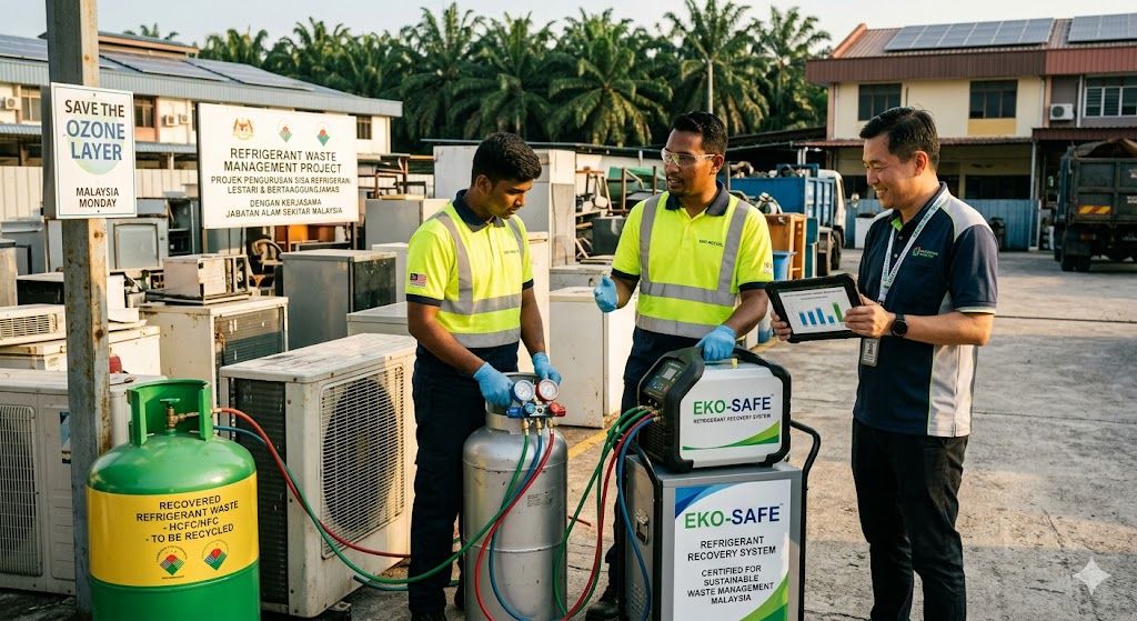 refrigerant waste management sustainability Malaysia