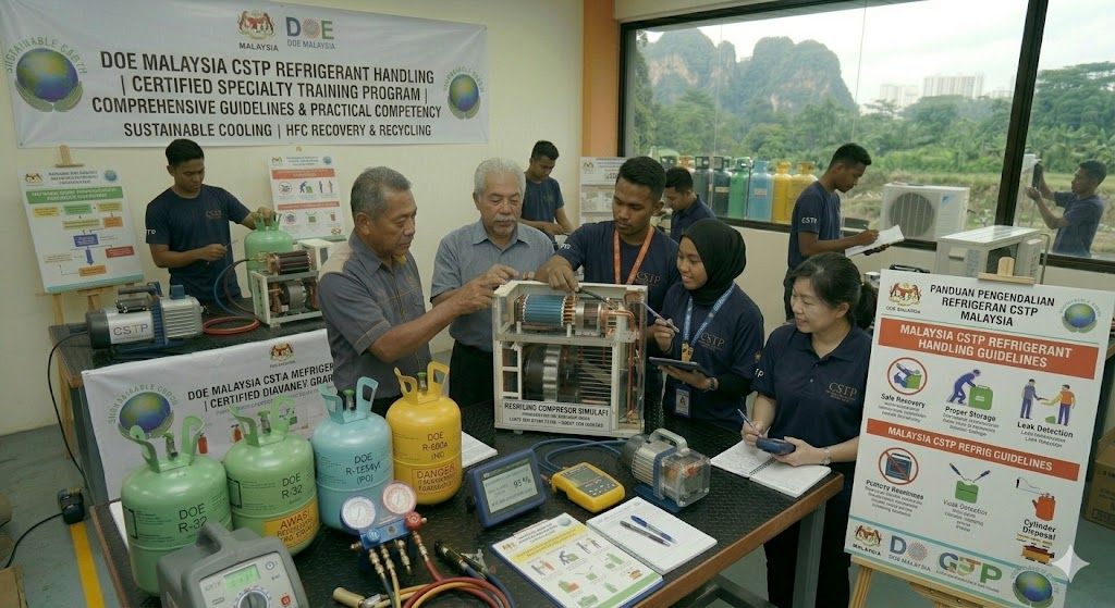 CSTP refrigerant handling guidelines Malaysia
