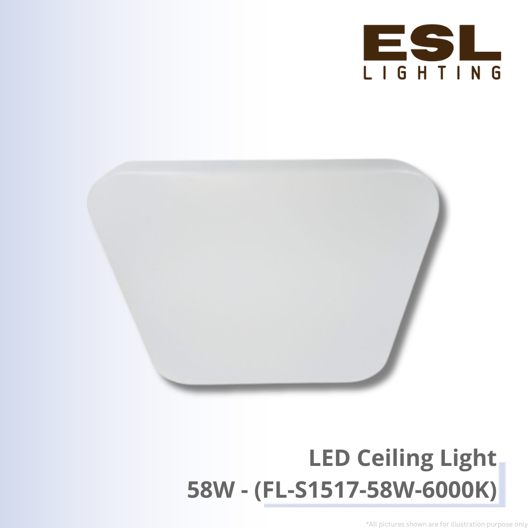 LED Ceiling Light 58W - FL-S1517-58W-6000K
