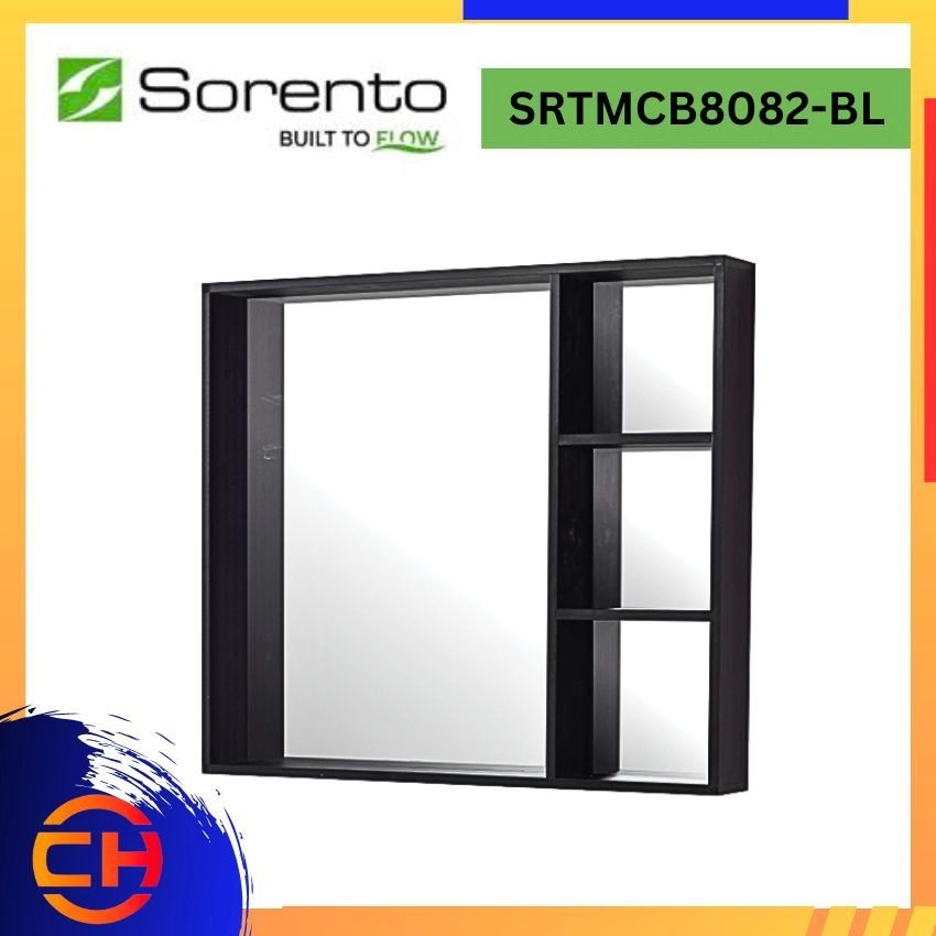 SORENTO BATHROOM FURNITURE SRTMCB8082-BL MIRROR CABINETS