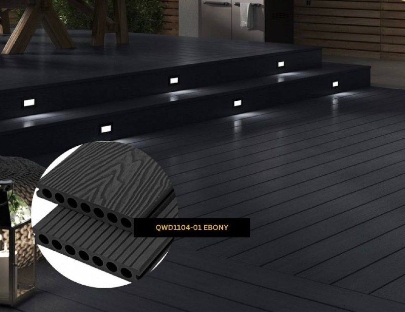 Queensfloor Decking WPC QWD1104-01 Ebony