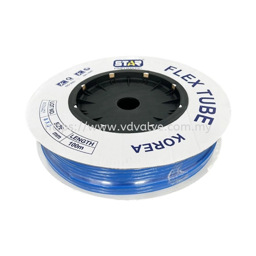 STAR 'KOREA' Polyurethane PU Tubing in Blue/Black/Transparent