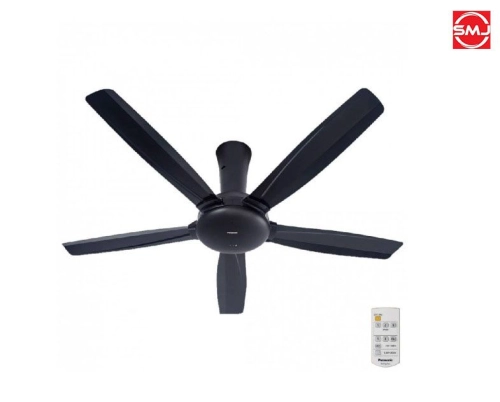 Panasonic Bayu 5 5 Blade 1400mm (56") F-M14DZ Ceiling Fan (Black)