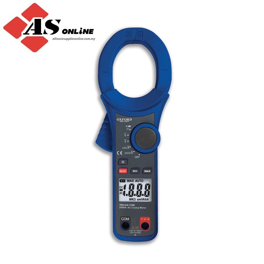 OXFORD Auto Range Digital Clampmeter2000A AC/DC / Model: OXD5161725D