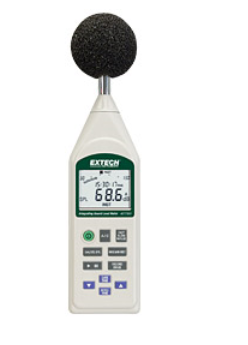 Extech 407780A: Integrating Sound Level Meter with USB