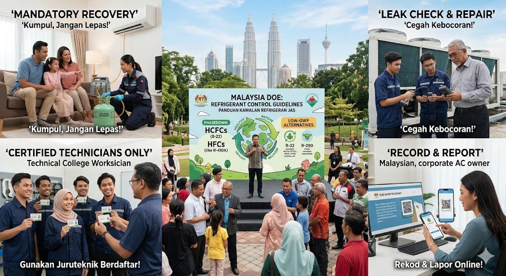 refrigerant control guidelines Malaysia DOE