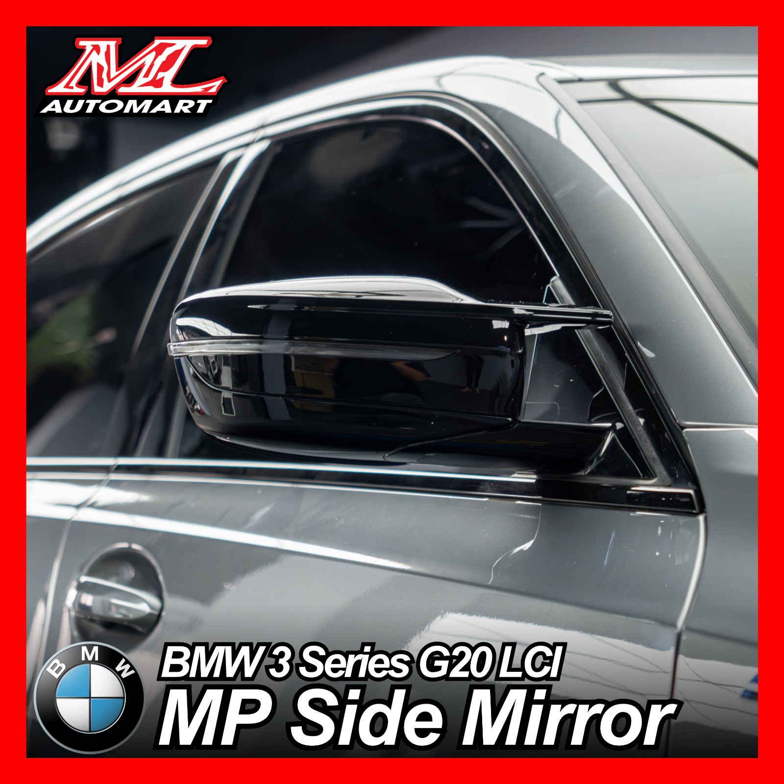 BMW 3 Series G20 LCI : M Performance Side Mirror