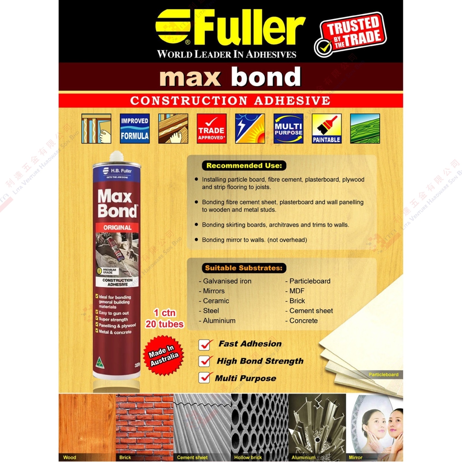 FULLER BRAND MAX BOND