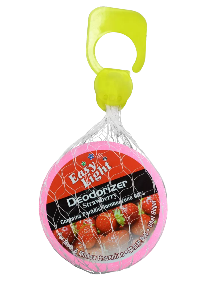 Easylight Deodorizer 120gm - Strawberry (Mothballs / Ubat Gegat)