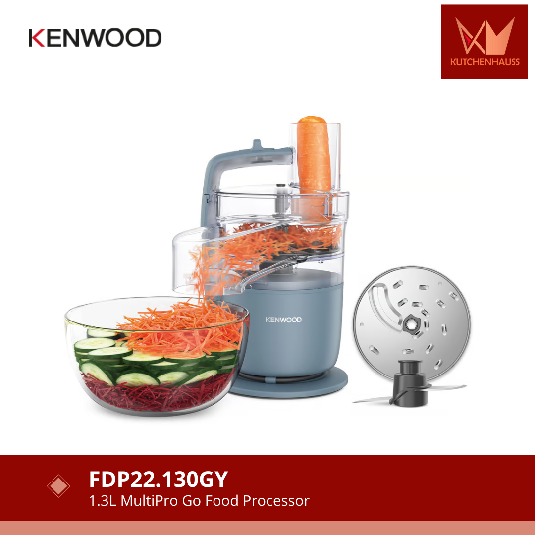 KENWOOD - 1.3L MultiPro Go Food Processor | FDP22.130GY