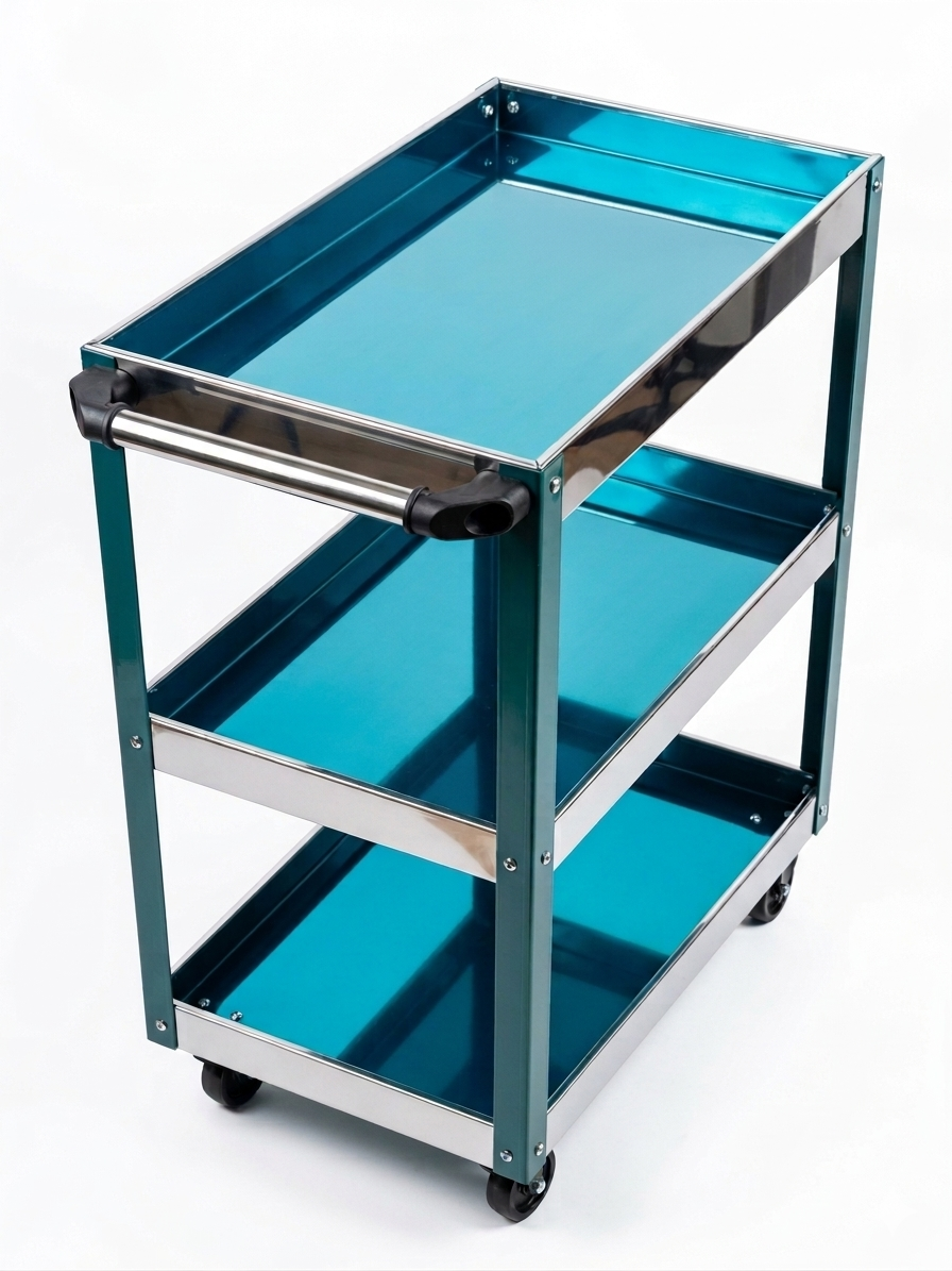 TOOL CAR -BLUE GREY STAINLESS STEEL (670*360*780MM)