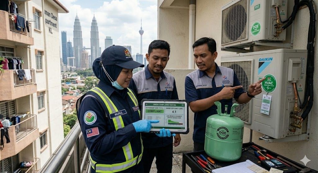 HVAC green compliance Malaysia DOE