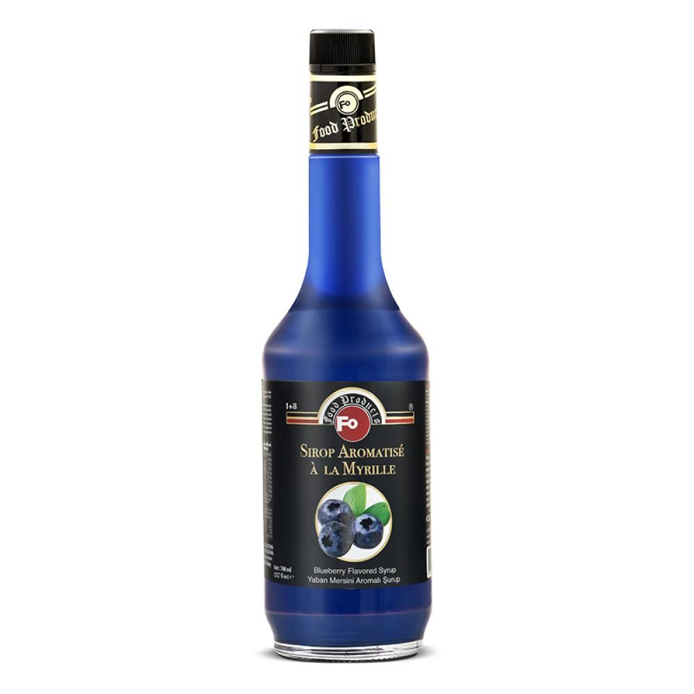 FO FLAVORED SYRUP BLUEBERRY (BLUE) 700ML