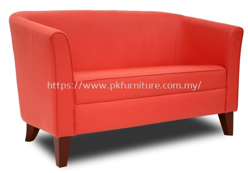 Leather Office Sofa - LOS-004-2S-C1 - ENZO - 2 SEATER SOFA