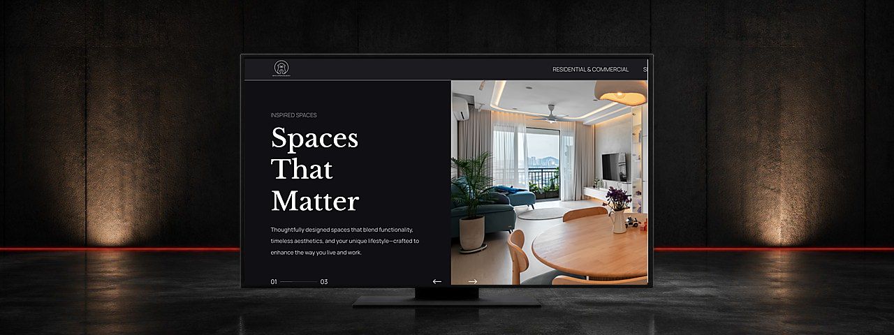White Otter Atelier Interior Design Website Case Study in Selangor