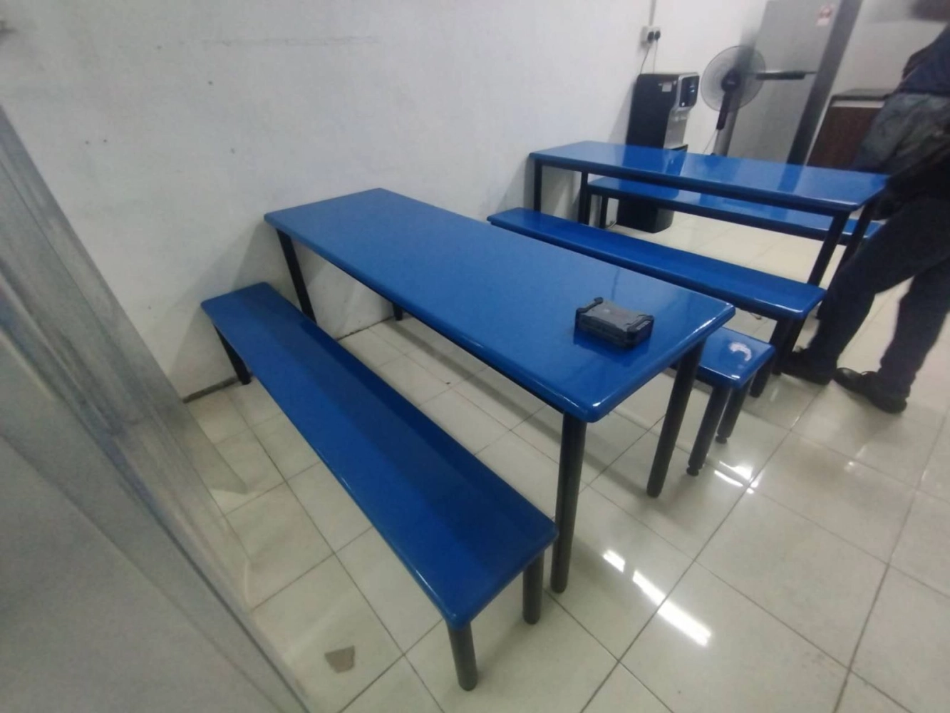 Canteen Set | 6 Seater Canteen Table & Bench | Fibreglass Table Bench | FoodCourt Table Set | Deliver For Ohraifa Empire Resources Ampang Kl Selangor