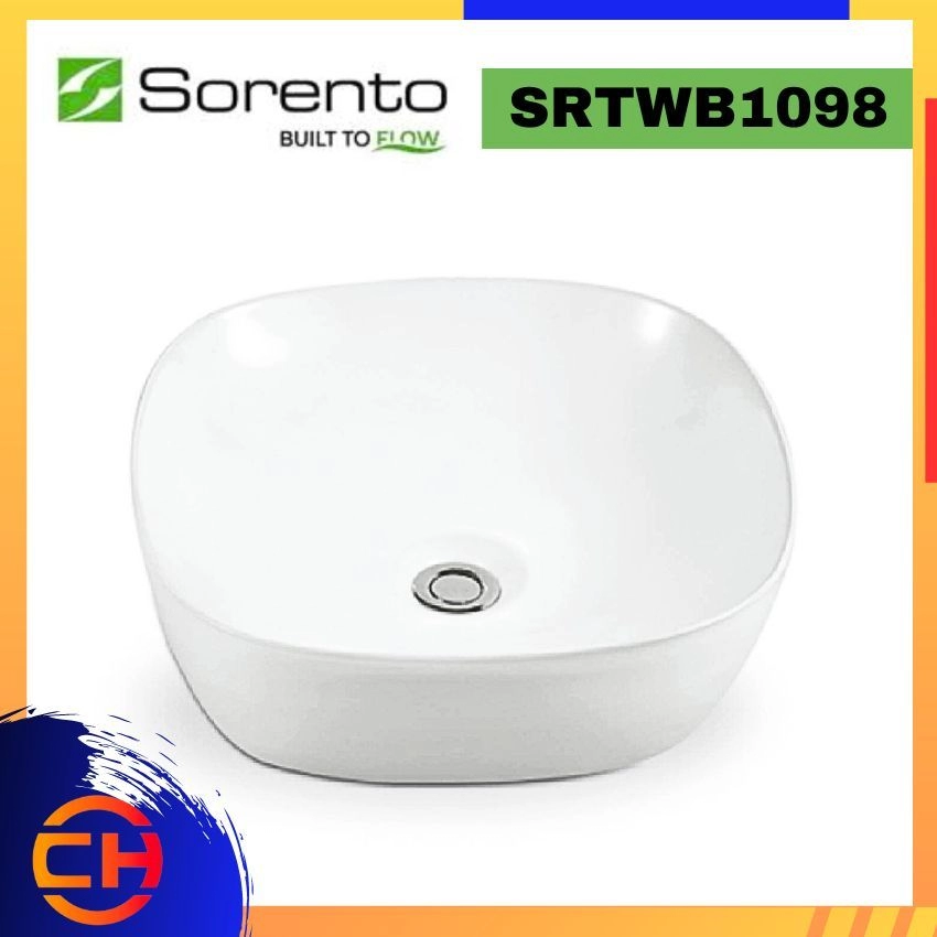 SORENTO ULTRA THIN EDGE BASINS SRTWB1098 ( L375xW375xH120mm )