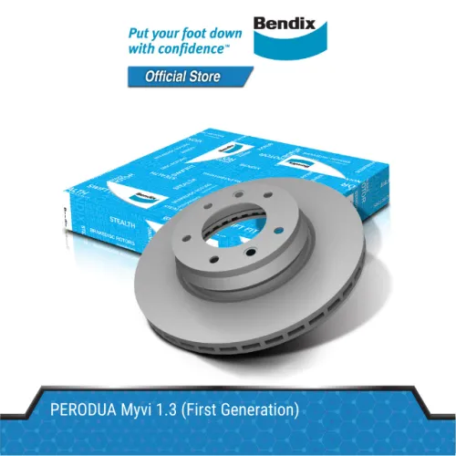 Bendix Front DISC ROTOR (1 SET)  Perodua Myvi 1.3 First Generation (BR9547)