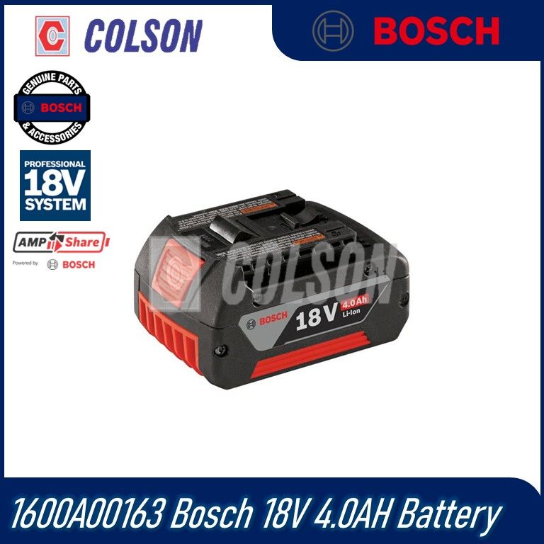 BOSCH 1600A00163 Bosch 18V 4.0AH Battery GBA 18V 4.0AH
