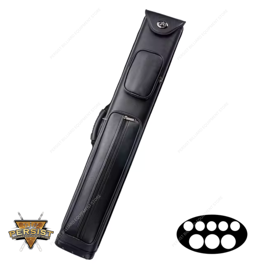 1/2 PIECE 3X5 CUE CASE - BLACK