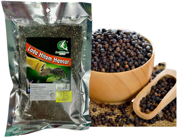 Crushed Black Pepper (OPP) 300 Grams RM31.25 X 6 Units C.Dwi Makmur