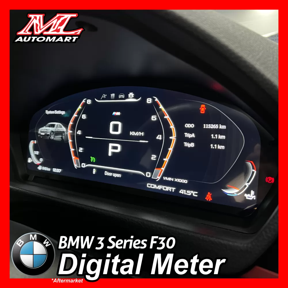 *NEW BMW 3 Series F30 Digital Meter