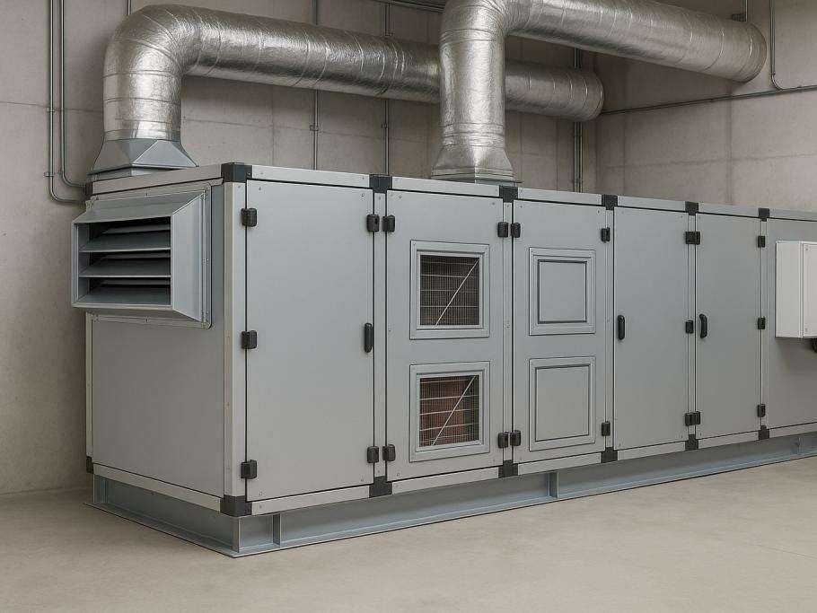 Energy-Efficient AHU Plant Room Setup