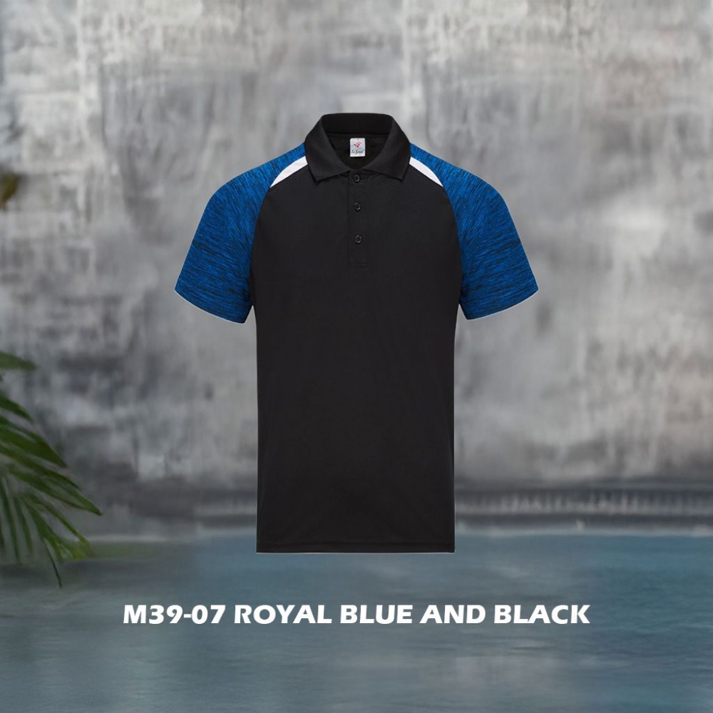 M39-07 Royal Blue and Black
