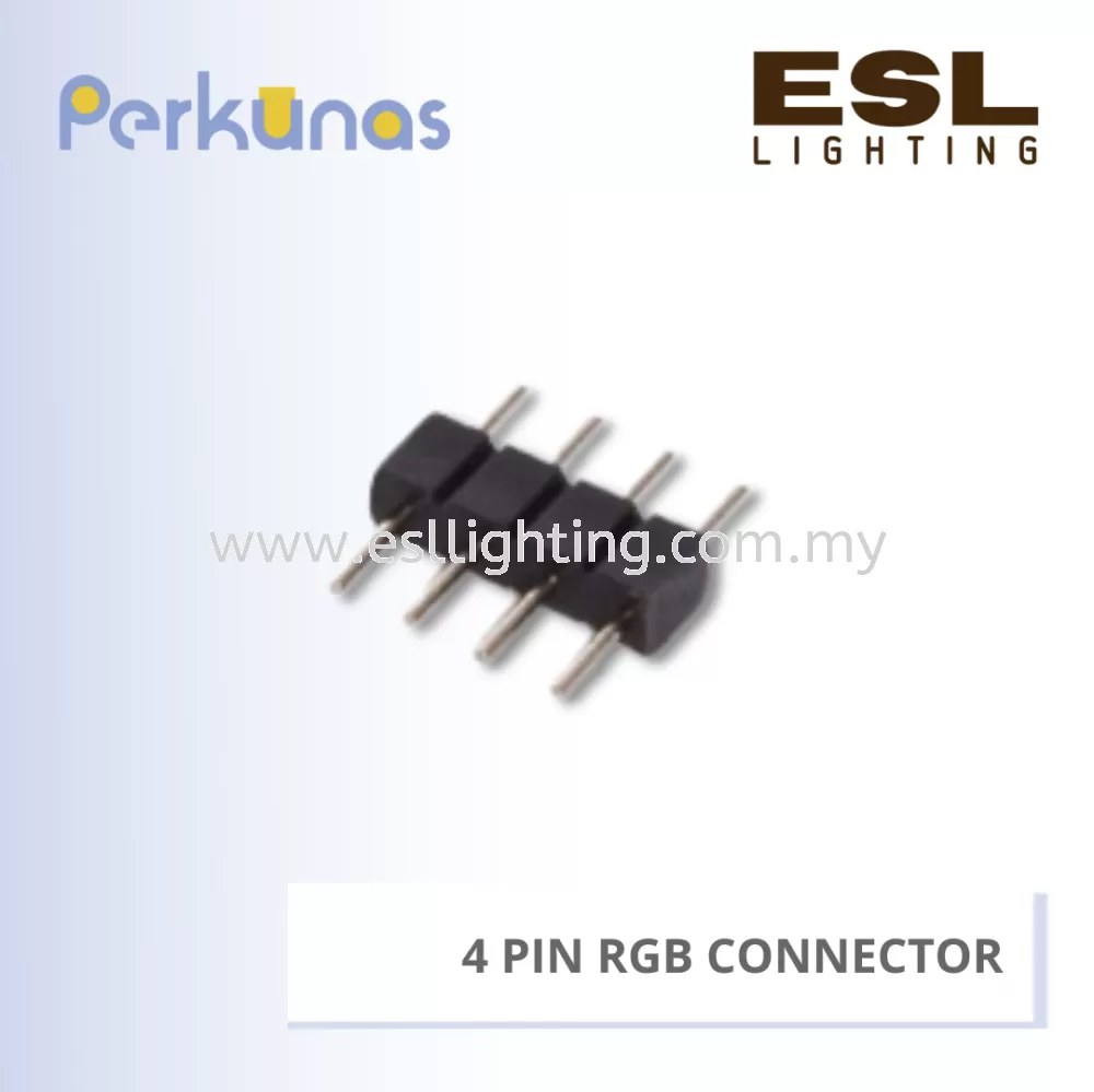 PERKUNAS LED STRIP LIGHT (5050) ACCESSORIES 4PIN RGB (MALE TO MALE) CONNECTOR
