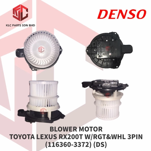 BLOWER MOTOR TOYOTA LEXUS RX200T W/RGT&WHL (116360-3372)(DS)