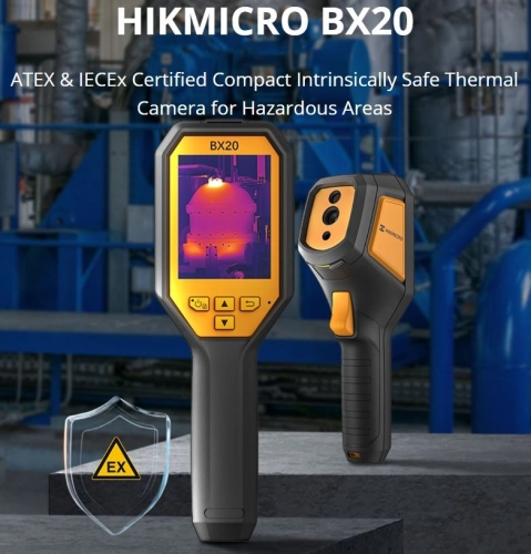 BX20 - ATEX & IECEx Certified Compact Intrinsically Safe Thermal Camera for Hazardous Areas