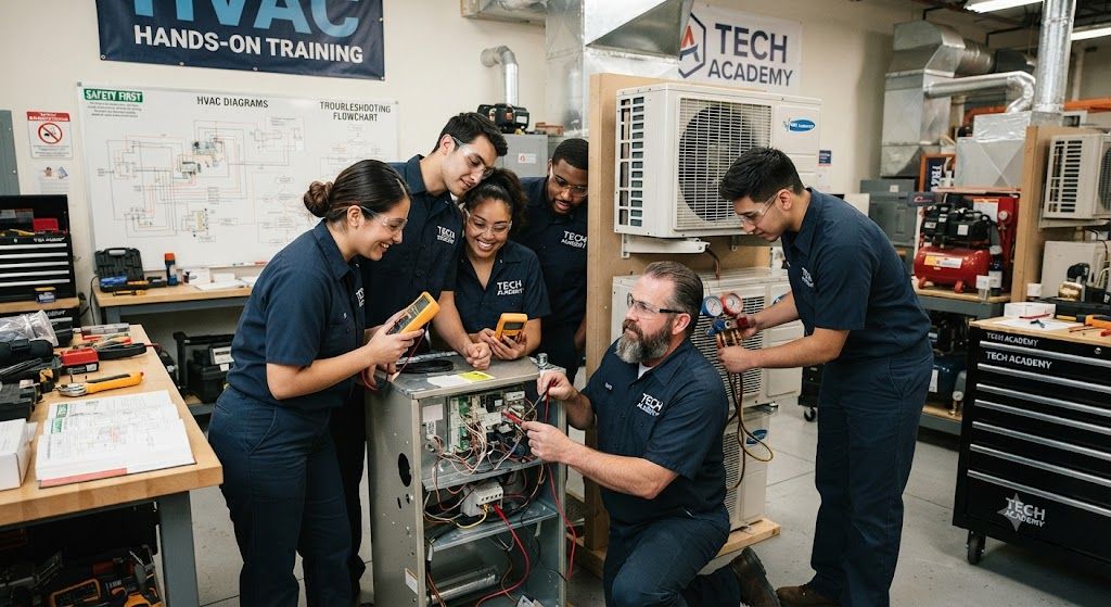 HVAC servicing training program
