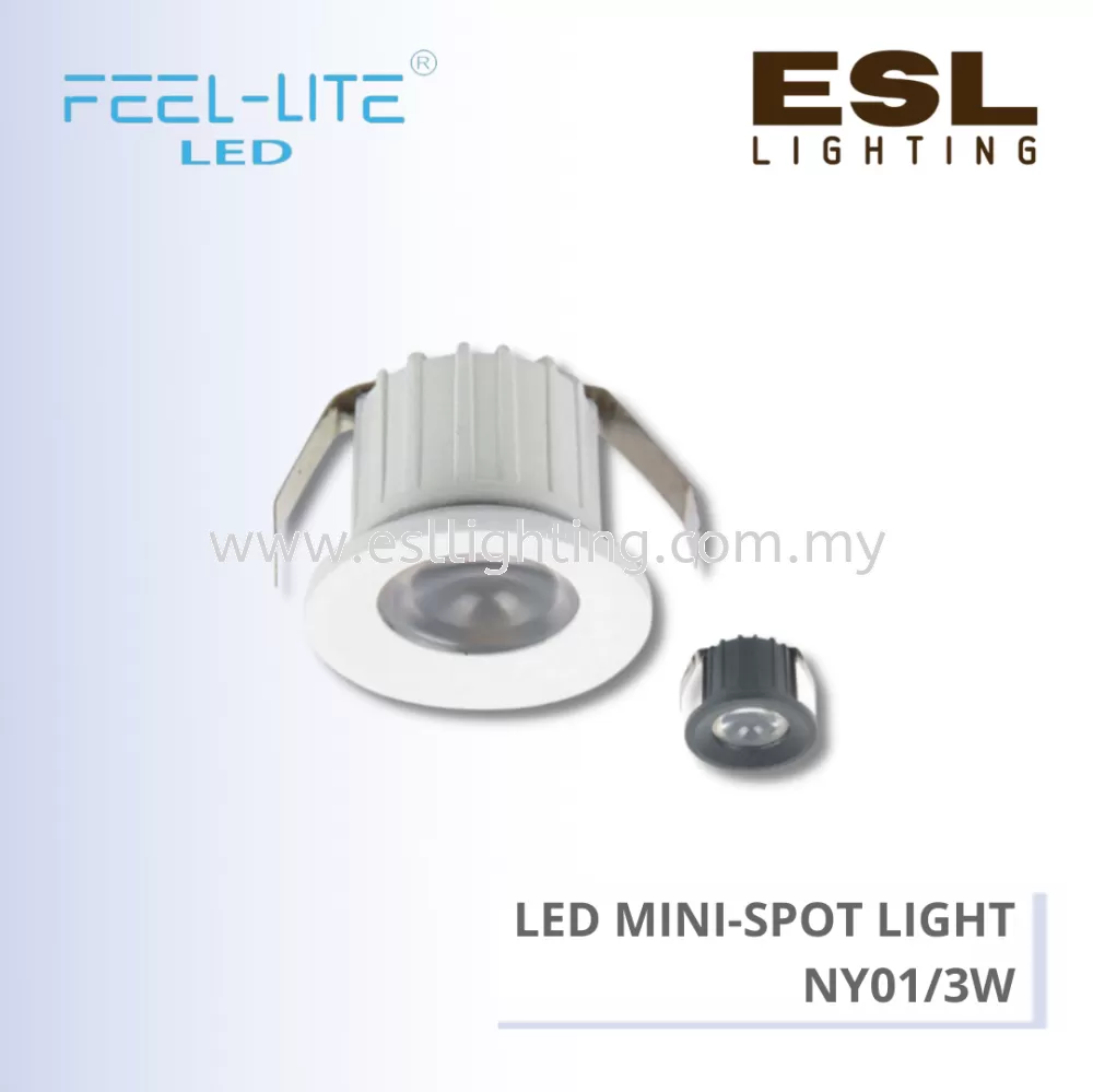 FEEL LITE LED MINI-SPOT LIGHT 3W - NY01/3W