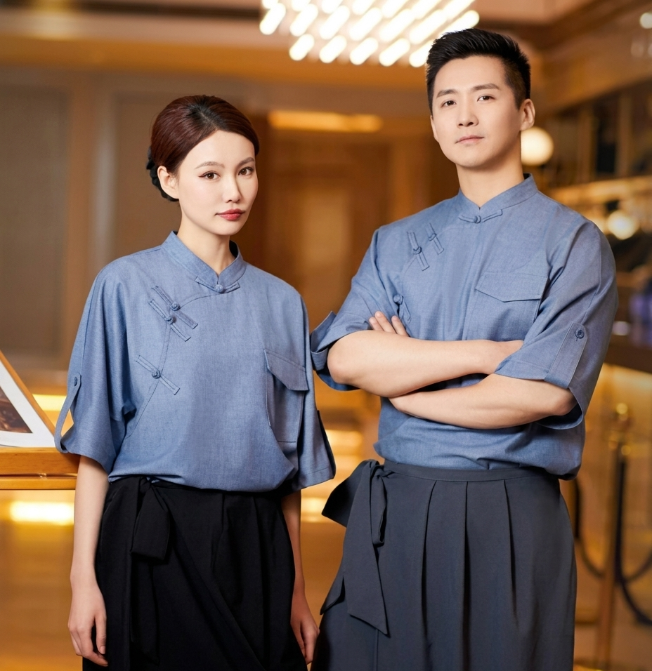 Custom Made F&B Uniform Set | Stylish Restaurant & Cafe Staff Uniform | Premium Hospitality Workwear for Chef, Waiter & Barista