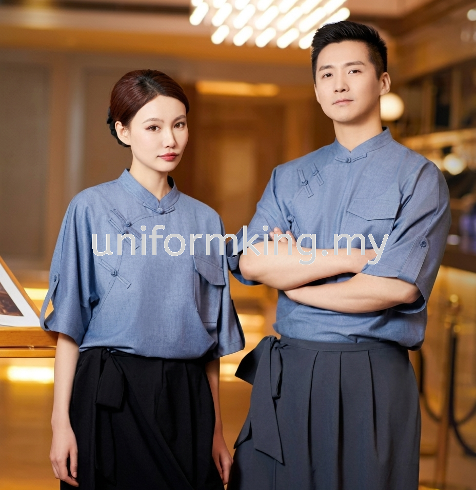 Custom Made F&B Uniform Set | Stylish Restaurant & Cafe Staff Uniform | Premium Hospitality Workwear for Chef, Waiter & Barista
