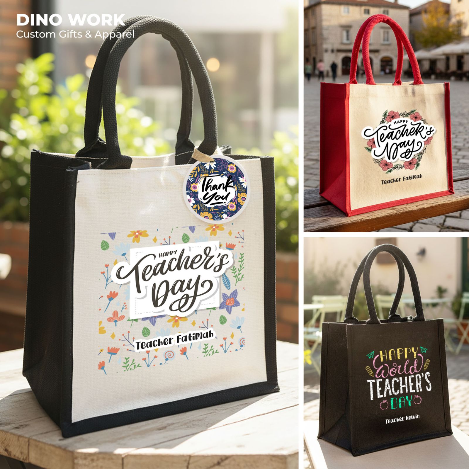 Laminated Canvas Tote Bag 0217