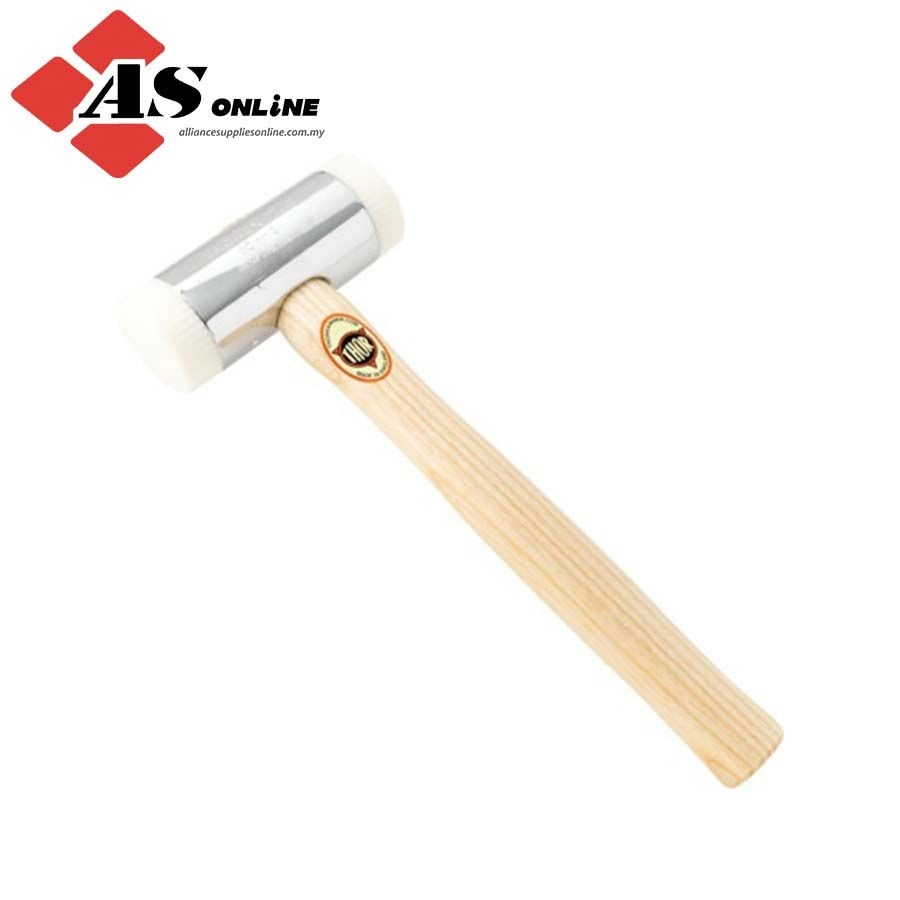 THOR Nylon Hammer, 1230g, Wood Shaft, Replaceable Head / Model: THO5270324S