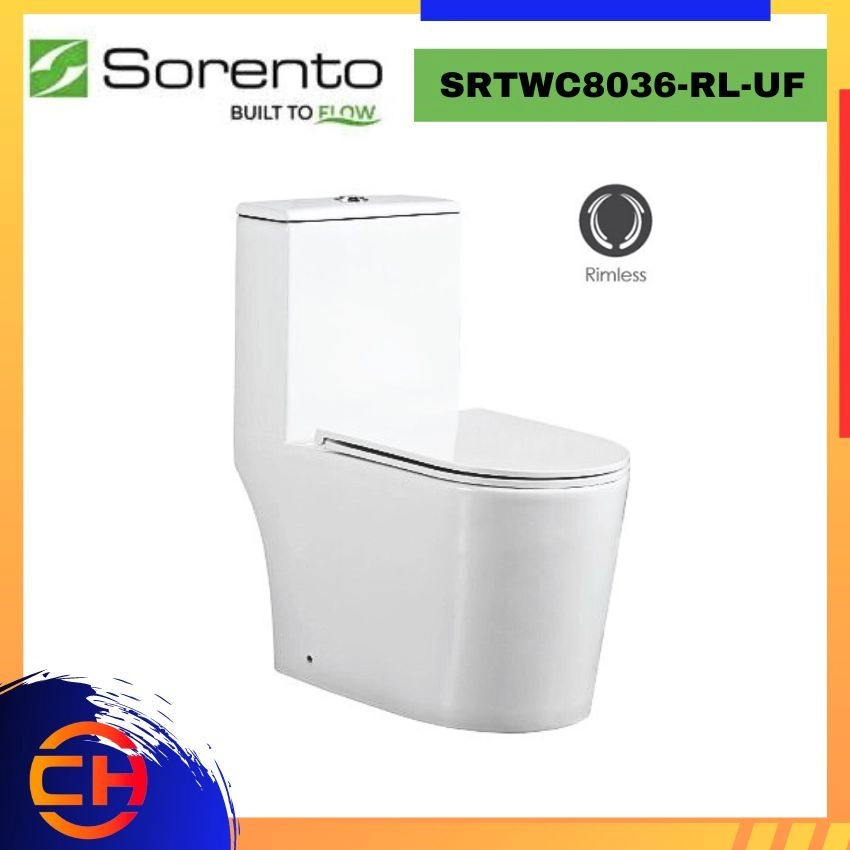 SORENTO ONE PIECE WATER CLOSETS SRTWC8036 - RL - UF 