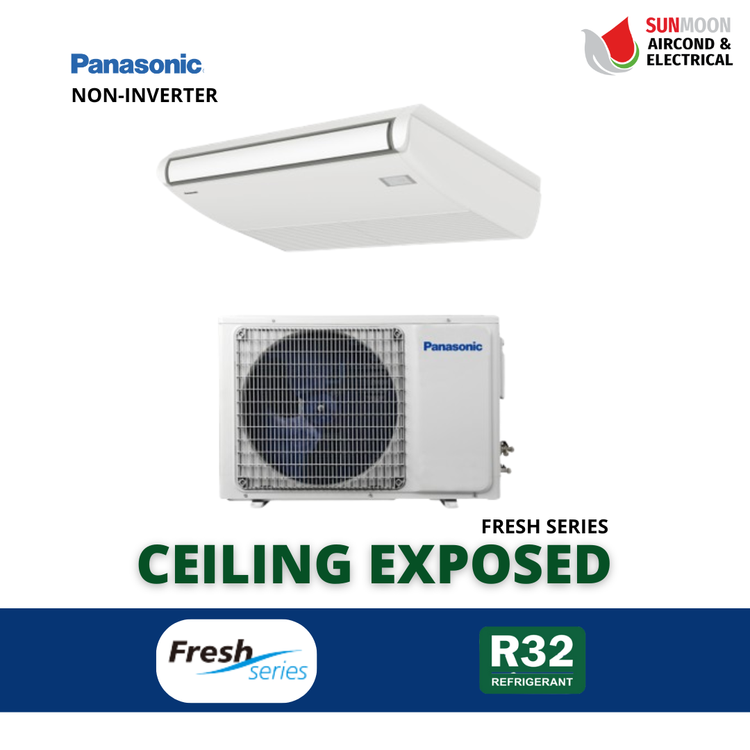 R32 NON INVERTER CEILING EXPOSED FRESH CEILING SINGLE SPLIT-PACKAGED (BUSINESS OWNER/HOMEOWNER/COMMERCIAL INDUSTRY)