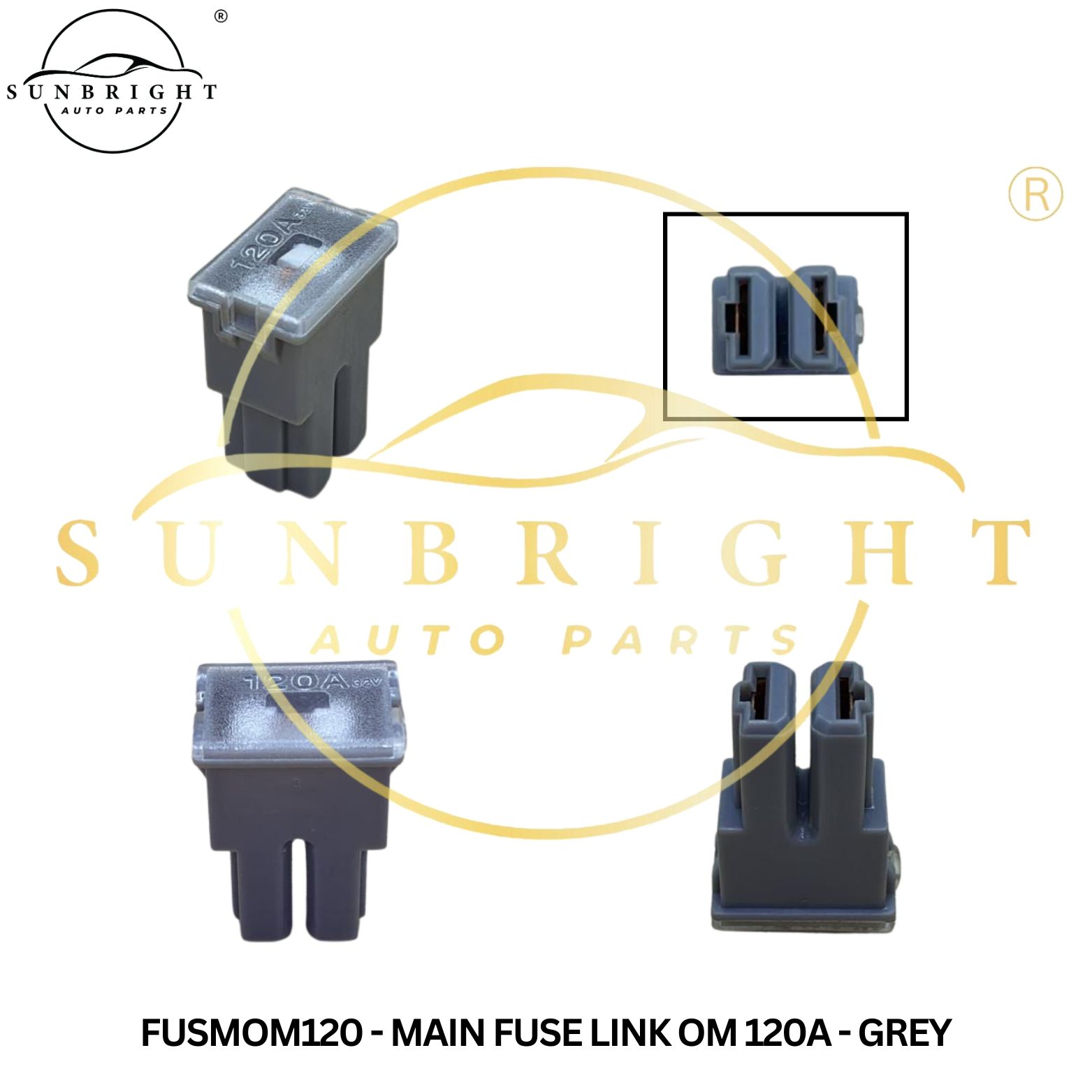 FUSMOM120 - MAIN FUSE LINK OM 120A - GREY