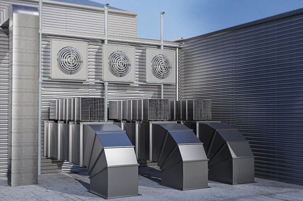 Demand-controlled ventilation and chiller integration