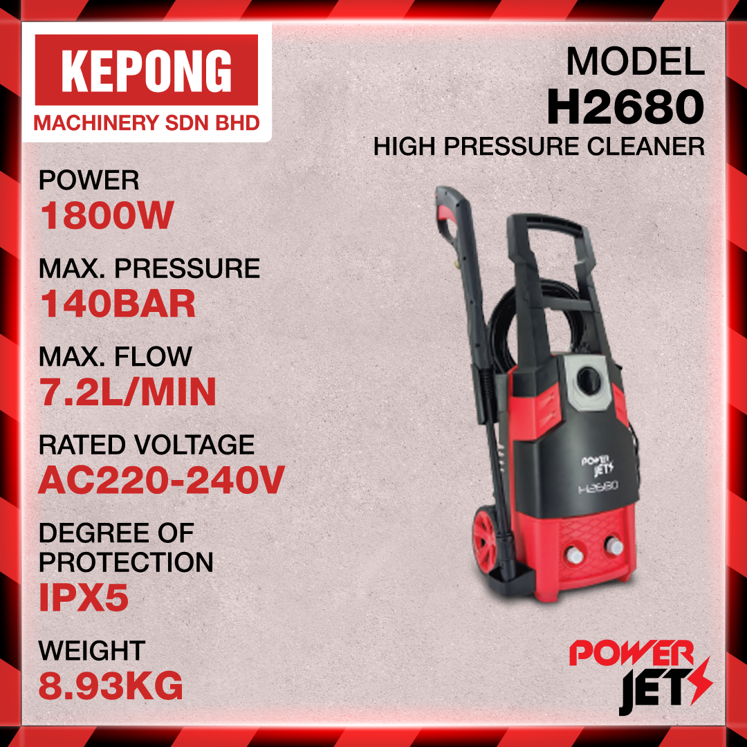 Power Jet H2680 high pressure cleaner