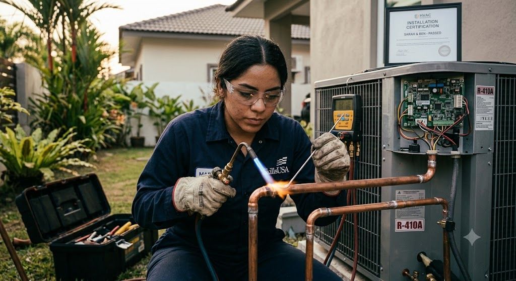 best copper tube joining method HVAC