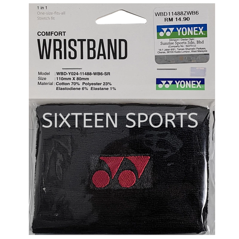 Yonex Wrist Band 11488 Jet Black