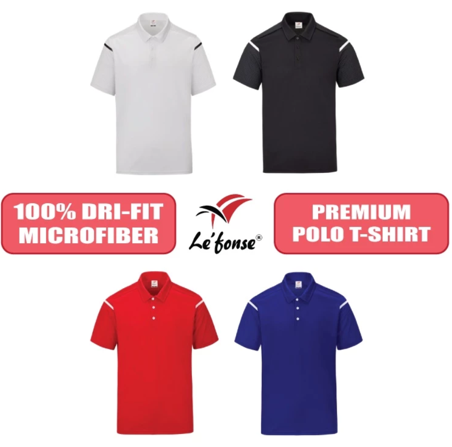 LEFONSE Premium Microfiber Polo T-Shirt M4100