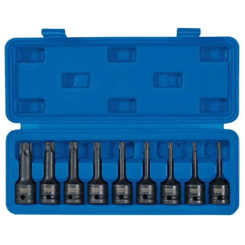 99184 - TX-STAR SOCKET BIT SET, 1/2" SQ. DR. (9 PIECE)