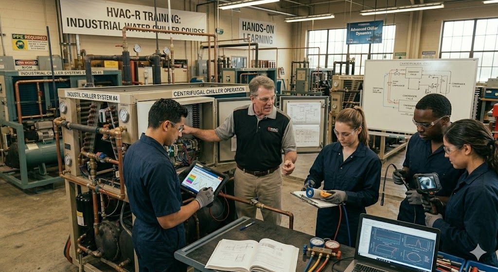 Industrial chiller system training