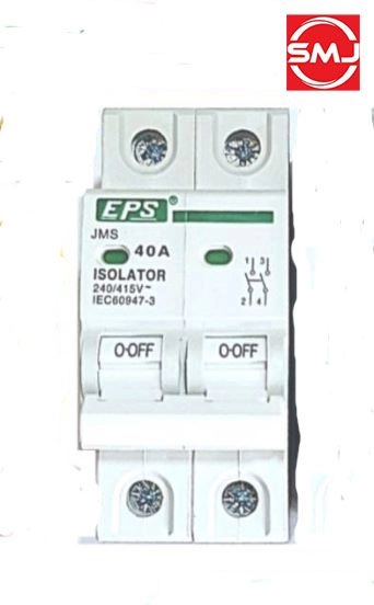 EPS 40A 2 Pole Isolator (SIRIM APPROVED)